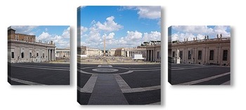 Модульная картина Площадь Святого Петра в Риме