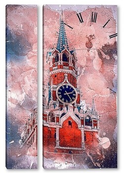 Модульная картина Спасская башня