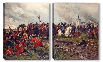 Модульная картина Вильгельм III в битве в Лондоне