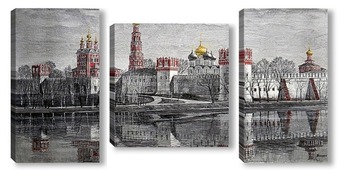 Модульная картина Москва, Новодевичий монастырь