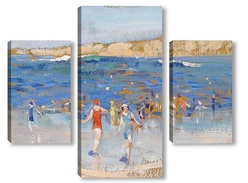 Модульная картина Пляж в Санта-Монике