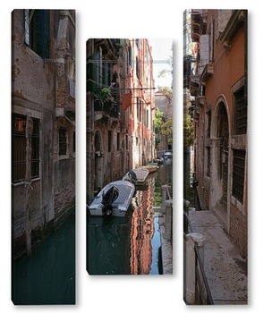 Модульная картина Узкие каналы Венеции