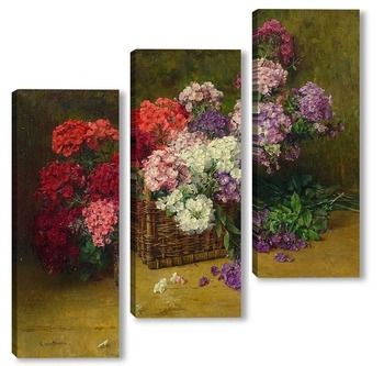 Модульная картина Натюрморт с цветами