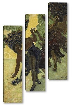 Модульная картина Танцы негритянок, 1904