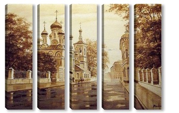 Модульная картина Москва