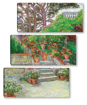 Модульная картина Сад в Brioni