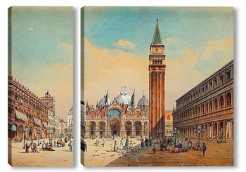 Модульная картина Площадь Сан Марко в Венеции