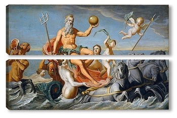 Модульная картина Возвращение Нептуна