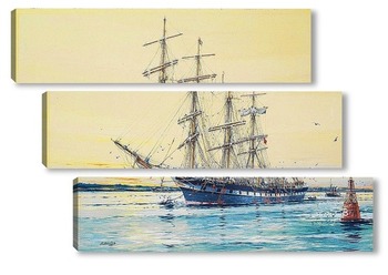 Модульная картина Австралийский корабль