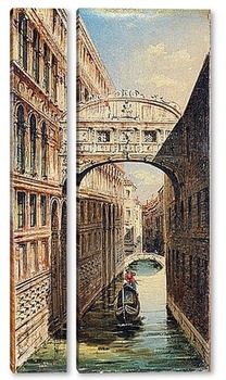 Модульная картина Мост Вздохов, Венеция