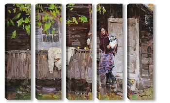 Модульная картина Яблоки