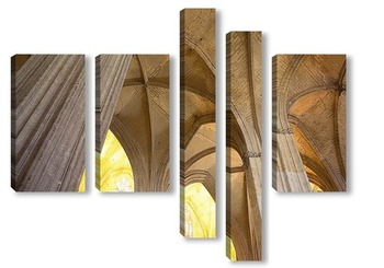 Модульная картина Интерьеры кафедрального собора
