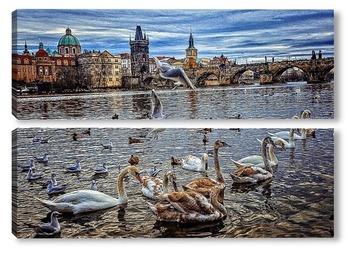 Модульная картина Прага(Чехия)