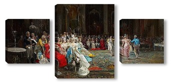 Модульная картина Дворцовые танцы, 1894