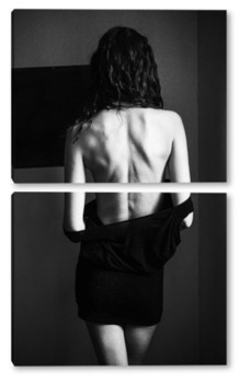 Модульная картина Портрет со спины