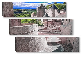 Модульная картина Вид на замок