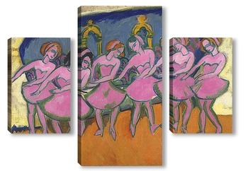 Модульная картина Шесть танцовщиц