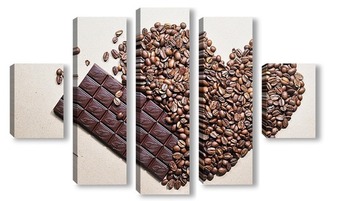 Модульная картина любовь и шоколад
