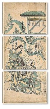 Модульная картина Ичимуро Камезо и Араши Томеносуке