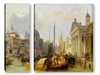 Модульная картина Венецианские сцены