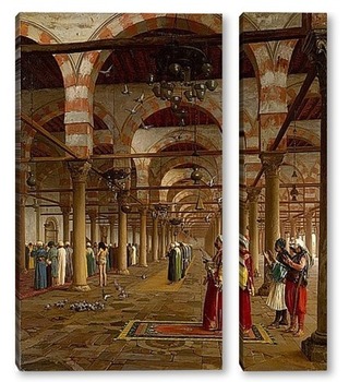 Модульная картина Молитва в мечети
