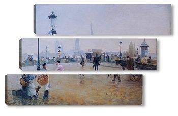 Модульная картина Руан. Мост Корнель Леметр