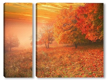 Модульная картина Осенние краски