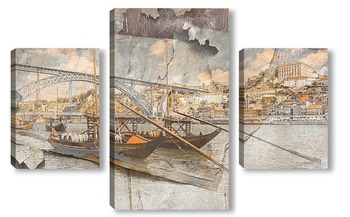 Модульная картина Река Дору. Португалия