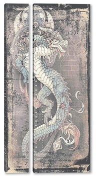 Модульная картина Китайский дракон