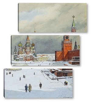 Модульная картина Красная площадь