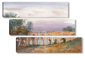 Модульная картина Царицыно. Мост через овраг