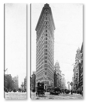 Модульная картина Flatiron Building,1900-е.