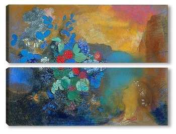 Модульная картина Офелия среди цветов 1905-1908