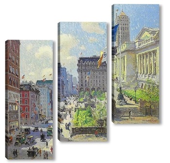 Модульная картина Нью Йорк