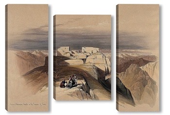 Модульная картина Христианские и мусульманские часовни на горе Синай