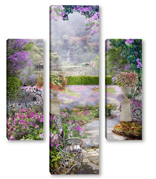 Модульная картина Парки и сады 72456