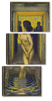 Модульная картина Сусанна в бане