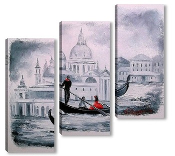 Модульная картина Романтика Венеции