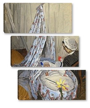 Модульная картина Колыбель - Камилла сына художника Жана