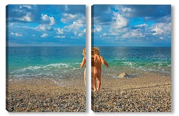 Модульная картина Дитя моря