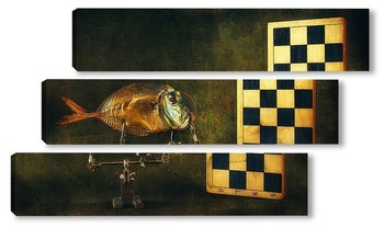 Модульная картина Вомер и шахматы