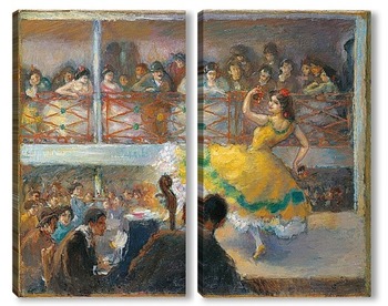 Модульная картина Танец фламенко