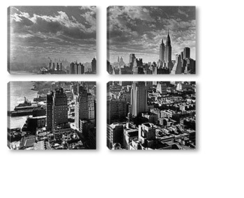 Модульная картина Вид на Манхэттен,1931