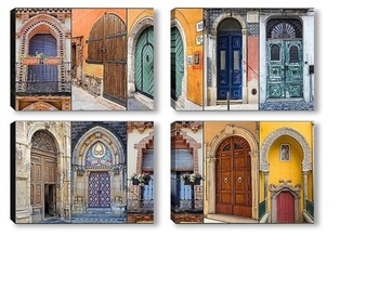 Модульная картина Арочные двери