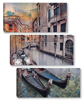 Модульная картина Венеция, канал.
