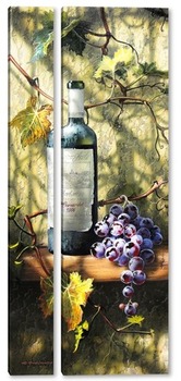Модульная картина Бутылка старого вина