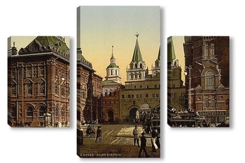 Модульная картина Ворота, Москва, Россия. 1890-1900 гг