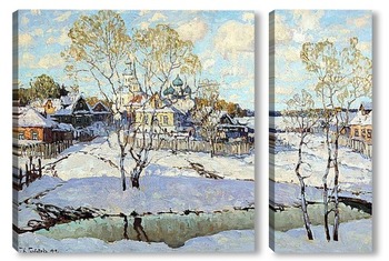 Модульная картина Вид на Церковь