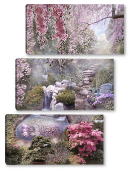 Модульная картина Парки и сады 61773