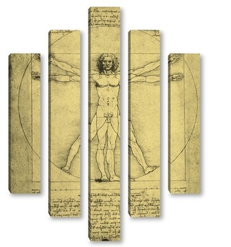 Модульная картина Leonardo da Vinci-25